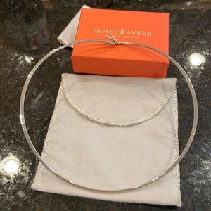 James Avery Retired Hammered Neck Collar !